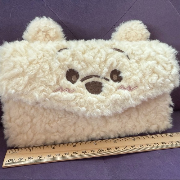Loungefly Winnie The Pooh Furry Wallet NWT - Picture 1 of 3